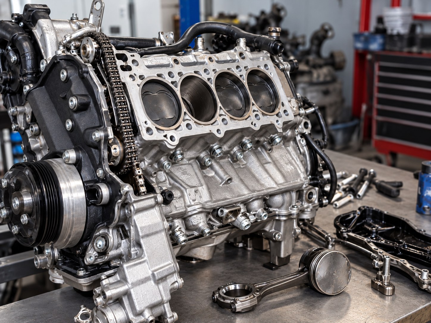 Motor después de la reparación